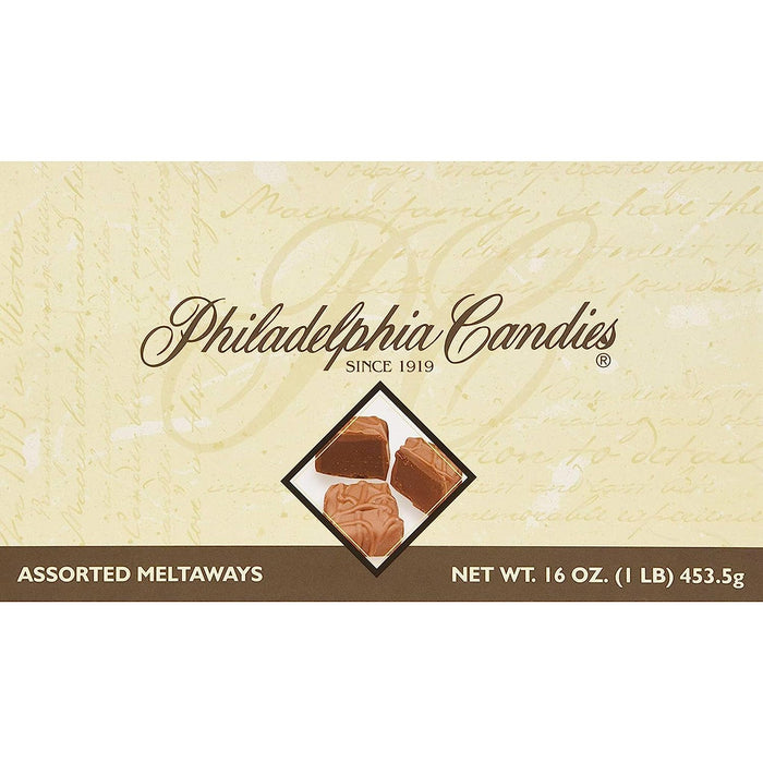 Philadelphia Candies Assorted Meltaway Truffles, Milk Chocolate, 1 Pound