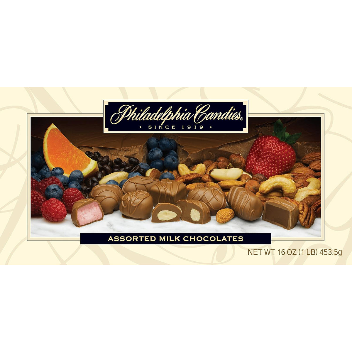 thumbnail image 2 of Philadelphia Candies Milk Chocolate Covered Honey Graham Crackers - 1 Pound Gift Box 2 of 11