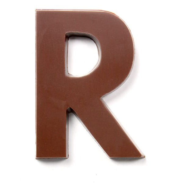 Philadelphia Candies Solid Milk Chocolate Letter R, 1.75 oz