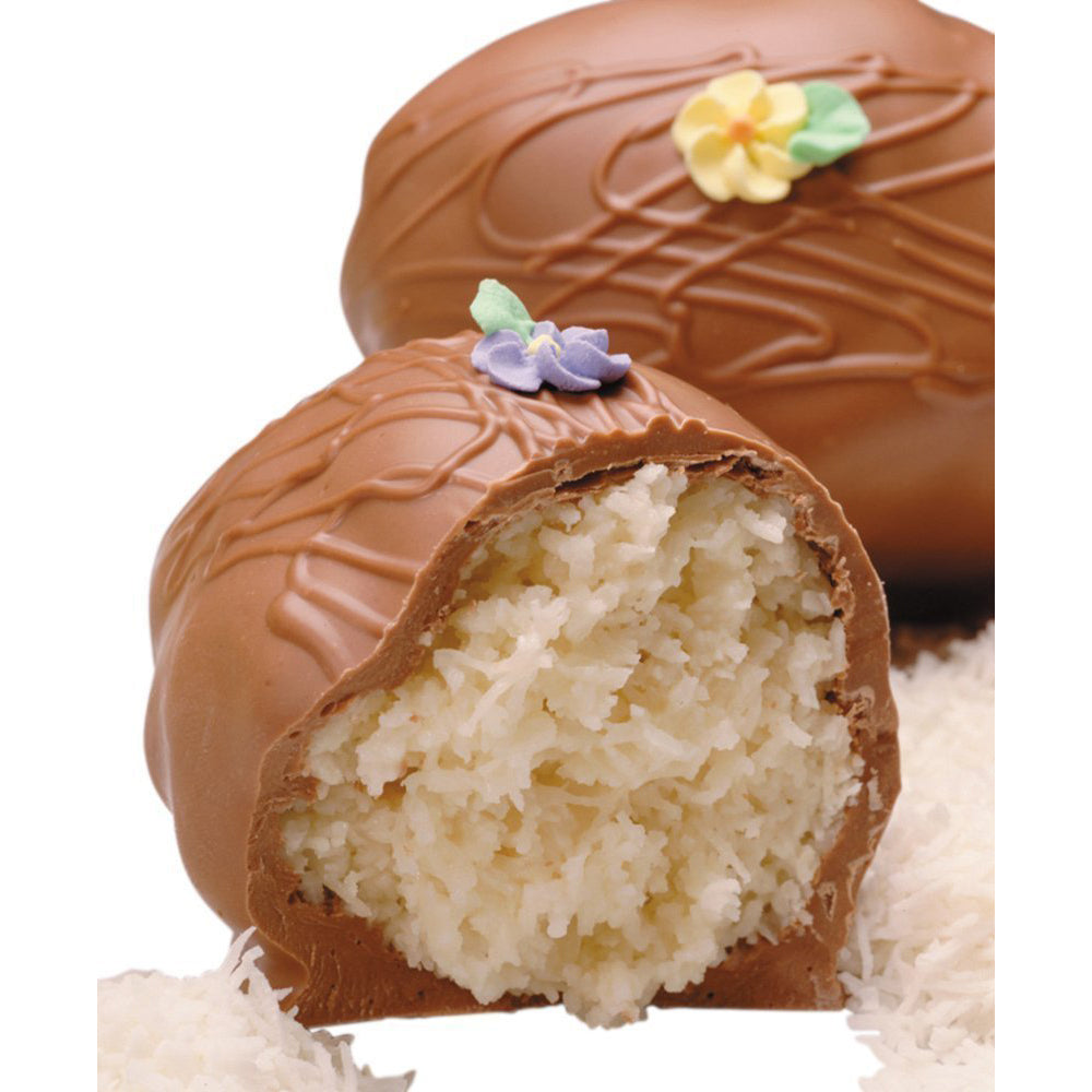 Philadelphia Candies Coconut Egg, Milk Chocolate, 8 Ounce