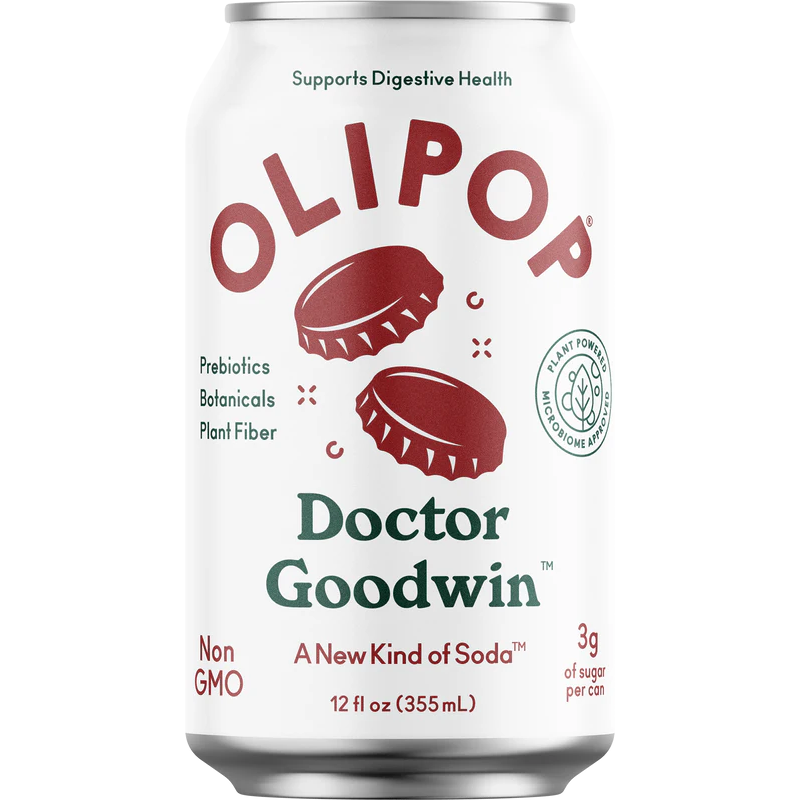 OLIPOP Doctor Goodwin Prebiotic Soda, 12 fl oz — Philadelphia Candies