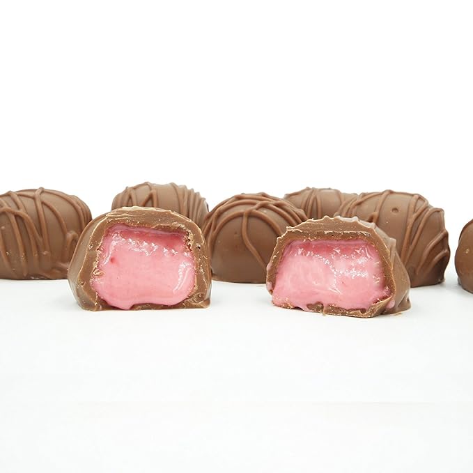 Philadelphia Candies Strawberry Creams, Milk Chocolate, 1 Pound