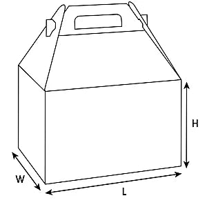 Carry-Handle Gable Box, 6 × 4 × 4", 30-Bar Capacity