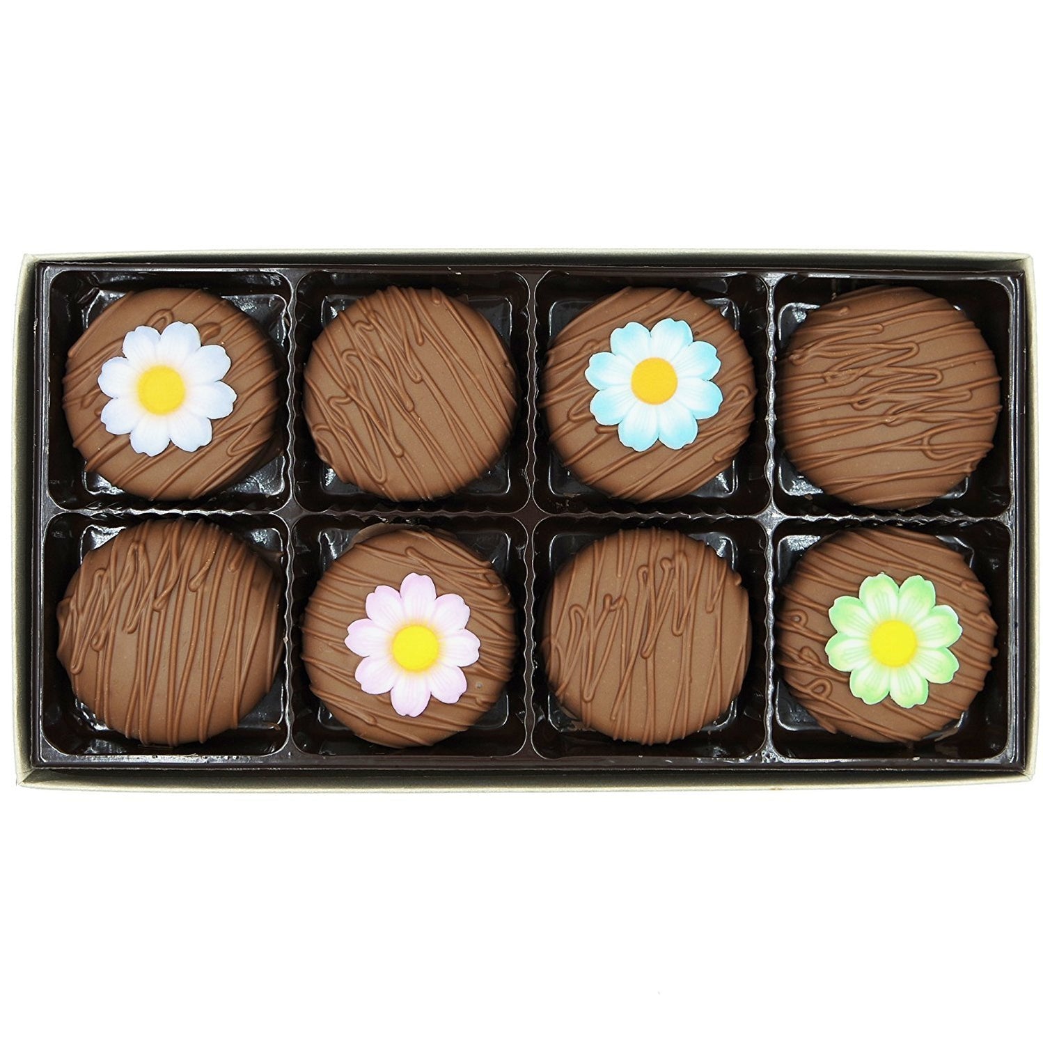 Philadelphia Candies Daisies Assortment Creme Filled Sandwich Cookies,