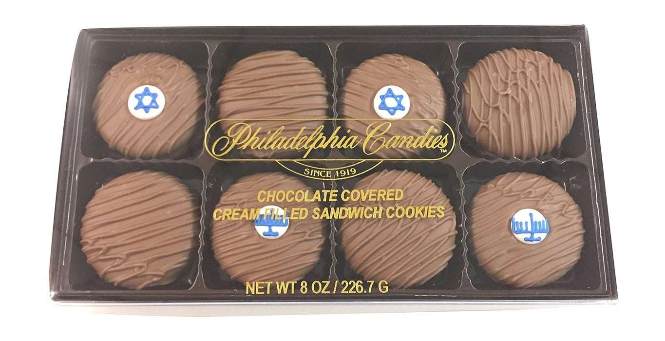 Philadelphia Candies, judías, galletas tipo sándwich rellenas de crema, chocolate con leche, 8 onzas