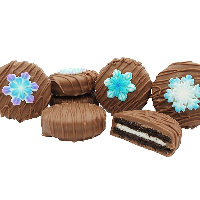 Philadelphia Candies, Snowflake, Creme Filled Sandwich Cookies, Milk C
