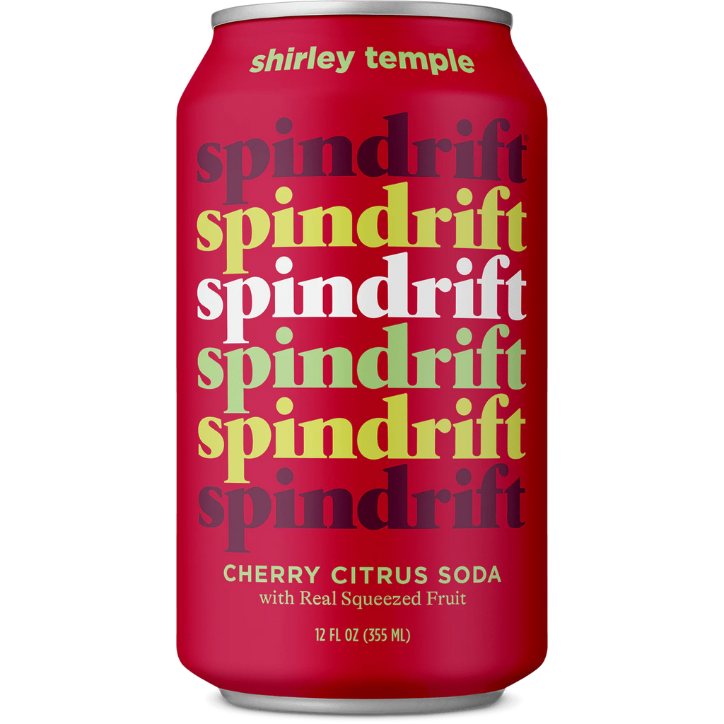 Spindrift Shirley Temple Cherry Citrus Soda, 12 fl oz