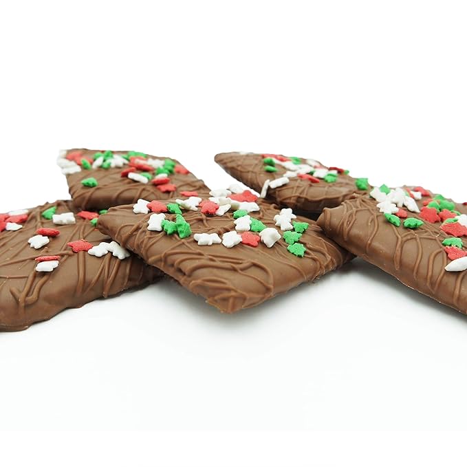Philadelphia Candies Milk Chocolate Covered Honey Graham Crackers – 9 Oz Gift Box, Sweet Treat